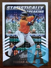 2022 Absolute Baseball Yordan Álvarez Statistically Speaking #SS-7 Astros